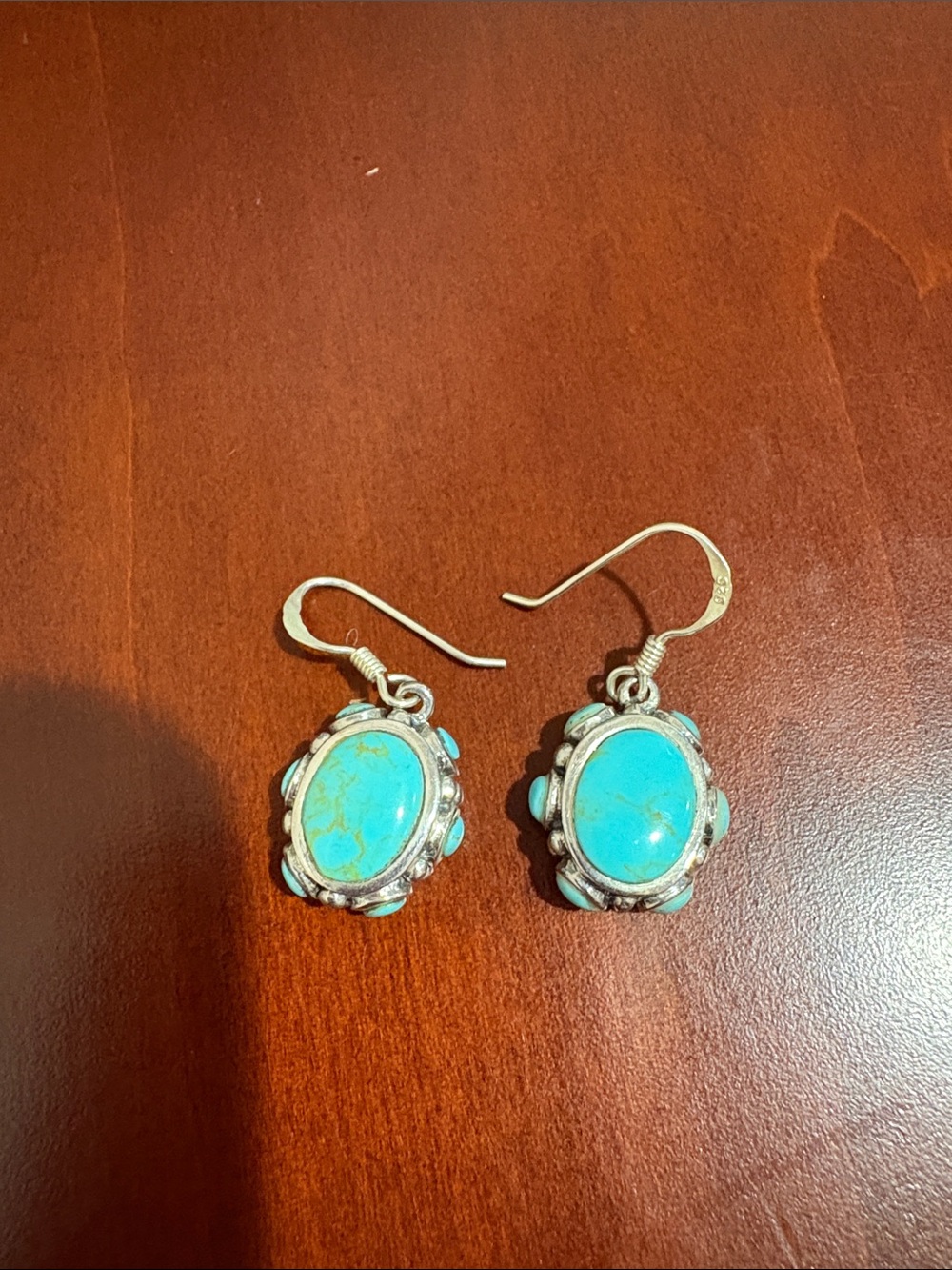 Sterling Silver and Turquoise Earrings